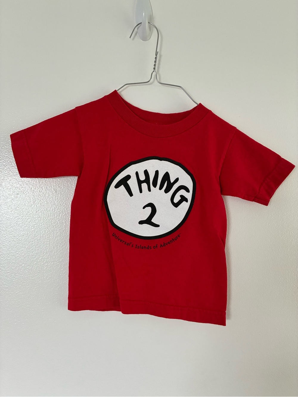 Universal Red "Thing 2" Short Sleeve Tee